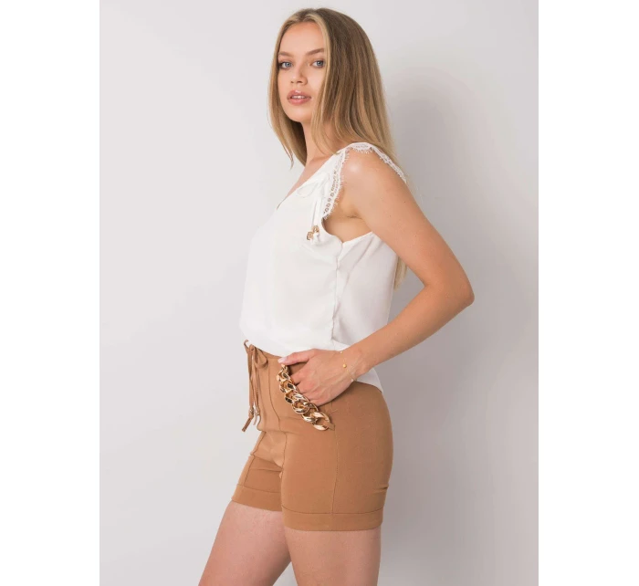 Šortky DHJ SN 13260.38P světle hnědá