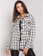 Košile EM KS 178.34 bílá a šedá