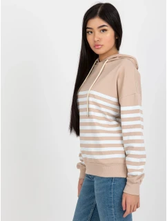 Dámská mikina LO BL DY 28.01 bílá béžová