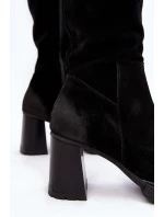 Semišové dámské boty Lemar Black Ceraxa Semišové dámské boty Lemar Black Ceraxa