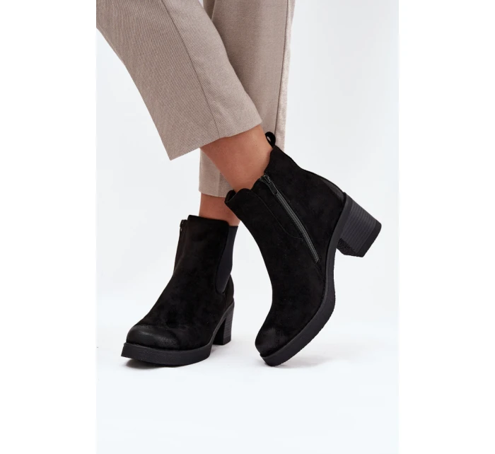 Dámské boty XJ-818A černé - Step in style