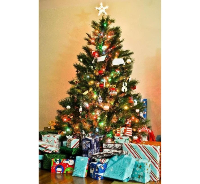 VÁNOČNÍ STROM SVĚTLA SVĚTELNÝ ŘETĚZ 120 VEDL VÍCEBAREVNÝ