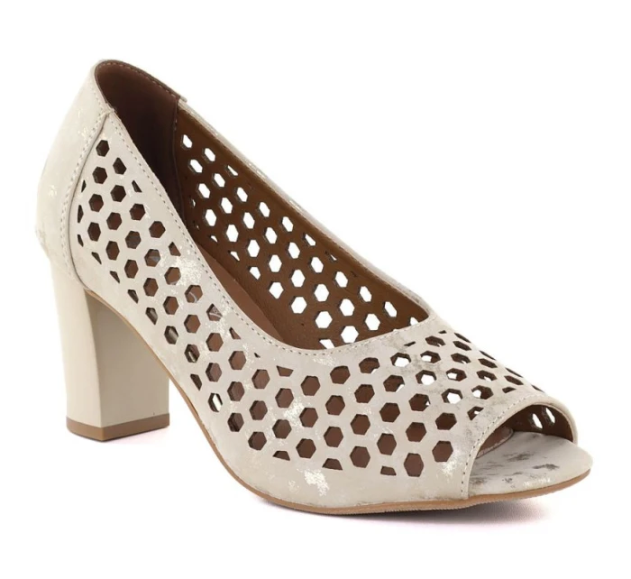 na open beżowe model 22034185 - JEZZI