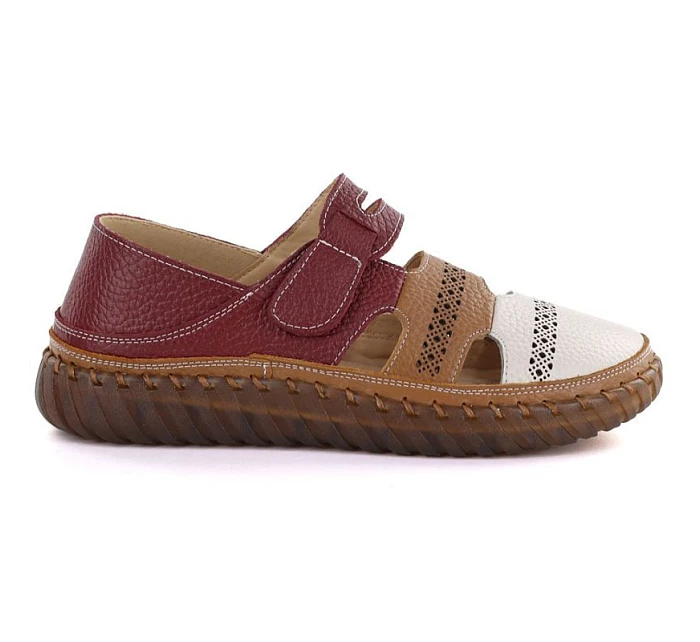 Pohodlná kožená polobotka na suchý zip Artiker 58C1500 Pohodlná kožená polobotka na suchý zip Artiker 58C1500