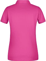 Daiber 8009 Dámské piqué polo z bio bavlny 02.8009 pink Daiber 8009 Dámské piqué polo z bio bavlny 02.8009 pink