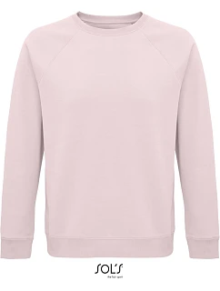 SOL'S Space Unisex raglánová mikina z bio bavlny model 22524283 pale pink