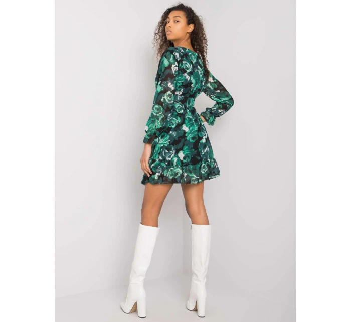 Šaty DHJ SK 12220 1.10P tmavě zelená