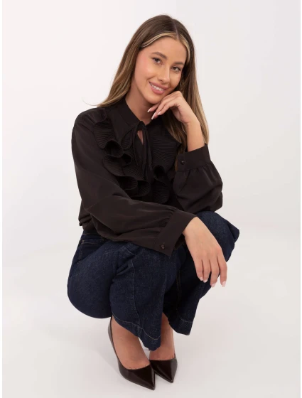 Koszula IT KS model 21786378 ciemny brązowy - FPrice