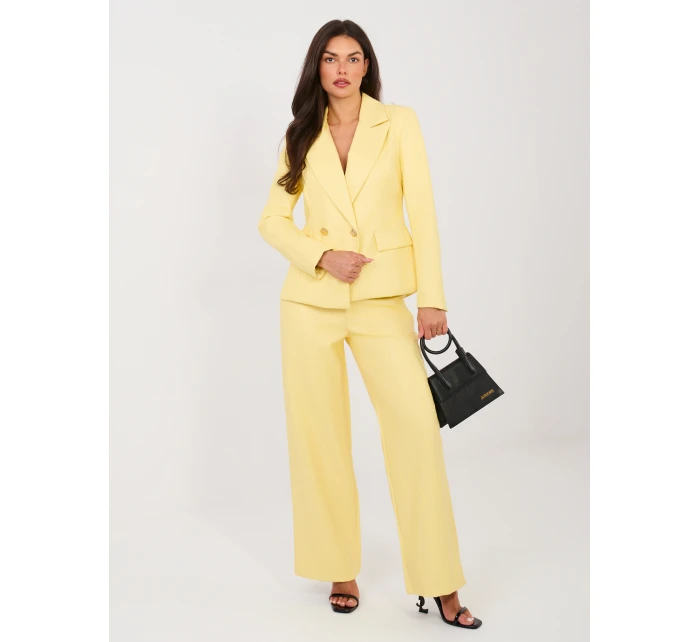 IT kalhoty SP FL10013.87 světle žlutá