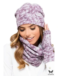 Dámské rukavičky AUSTIN burgund - Kamea