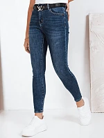 Dámské úzké džíny modré FashionStreet UY2824