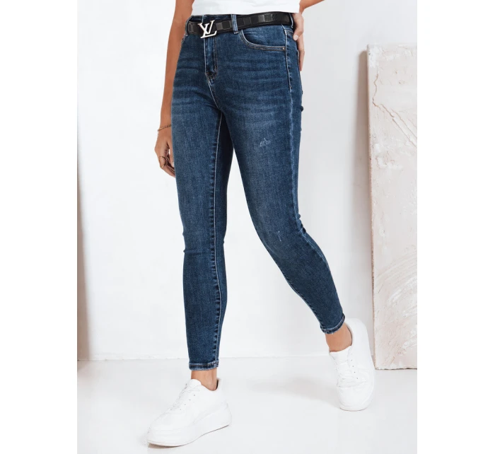 Dámské úzké džíny modré FashionStreet UY2824