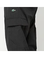 Pánské sportovní kalhoty Lacoste Woven Cargo Joggers Black - XH5121-00-031