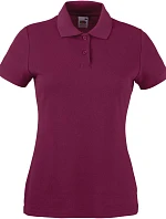 Fruit of the Loom Lady-Fit 65/35 Polo Dámské piqué polo 16.3212 burgundy