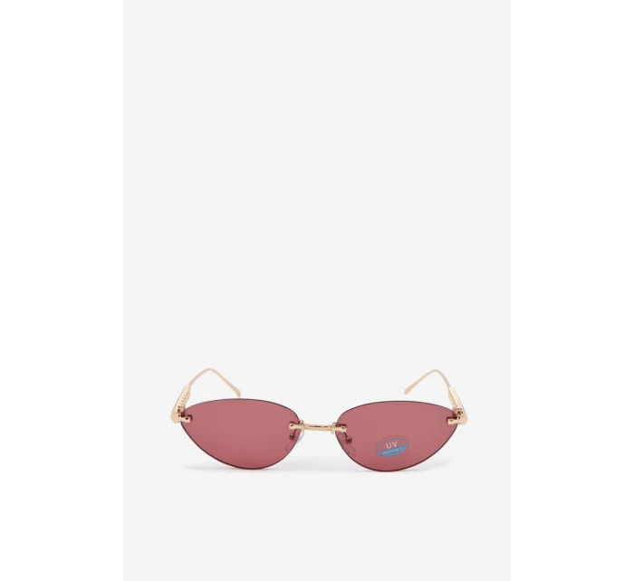Dámské sluneční brýle s UV filtrem tmavě růžové