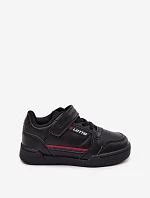 Dětské boty Sneakers na suchý zip LOTTO NANDU 2600310K Černé