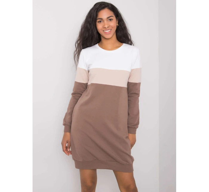 Šaty RV SK 5869.04 tmavě hnědé