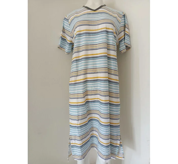 Pánská noční košile 4756 bílo-modrá - Vamp