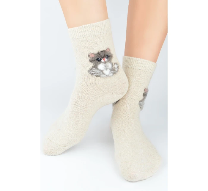 VLNĚNÉ PONOŽKY CAT SW017