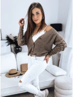 SINSA dámský svetr moka FashionStreet MY1630