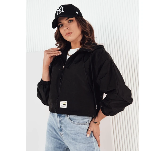 Dámská přechodná bunda s kapucí černá Dstreet model 21974234 - FashionStreet