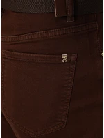 Dámské džíny Mom Fit s hnědým páskem FashionStreet UY3133