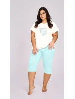 Pyžamo Taro Isla 3414 cr/r 2XL-3XL W25 dámské Pyžamo Taro Isla 3414 cr/r 2XL-3XL W25 dámské