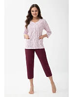 Piżama Luna 1305 7/8 M-XL L26 rozpinana Piżama Luna 1305 7/8 M-XL L26 rozpinana