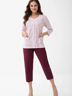 Pyžamo Luna 1305 7/8 M-XL L26 rozepínací