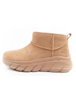 Skechers dámské zimní kotníkové boty zateplené kožené hnědé dámské