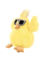 KUŘE SE SKLENICEMI 19CM JARNÍ DEKORACE