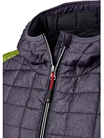 JN Dámská pletená hybridní bunda 02.0 grey melange/anthracite melange model 22528889 - Daiber JN Dámská pletená hybridní bunda 02.0 grey melange/anthracite melange model 22528889 - Daiber