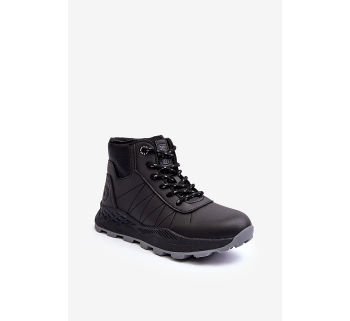 Dětské zateplené trekové boty černé Big Star MM374203