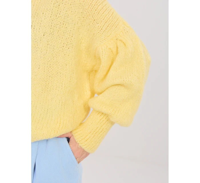 Sweter MI SW model 21954286 jasny żółty - FPrice