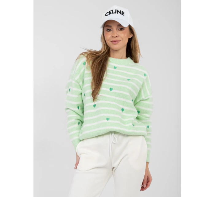 Jumper PM SW J021.75 světle zelený Jumper PM SW J021.75 světle zelený