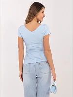 Bluzka RV BZ model 22072979 jasny niebieski - FPrice