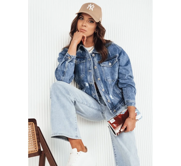 Dámská džínová bunda BILGON modrá FashionStreet TY4139 Dámská džínová bunda BILGON modrá FashionStreet TY4139