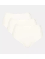 Dámské kalhotky GO Daily Cotton Highwaist 3P - WHITE - bílé 00GZ - SLOGGI