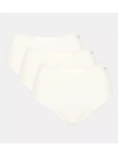 Dámské kalhotky GO Daily Cotton Highwaist 3P - WHITE - bílé 00GZ - SLOGGI