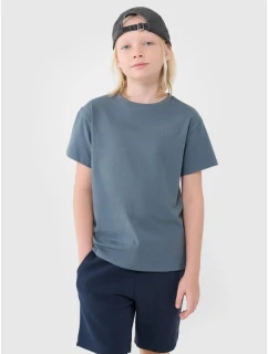 Hladké chlapecké tričko oversize 4F 4FJWSS25TTSHM2324-46S