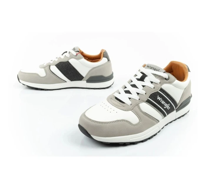 Wrangler sportovní boty pánské tenisky Wylie módní pohodlné světle šedé Wrangler sportovní boty pánské tenisky Wylie módní pohodlné světle šedé