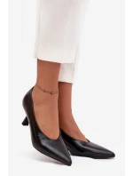 Lakované lodičky na jehle Černé Gavrielle Lakované lodičky na jehle Černé Gavrielle