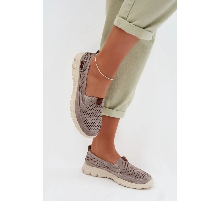 semišová polobotka model 22027766 - EVENTO