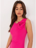 Sukienka DHJ SK model 19760162 fuksjowy - FPrice Sukienka DHJ SK model 19760162 fuksjowy - FPrice