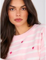 Jumper PM SW J021.75 světle růžový Jumper PM SW J021.75 světle růžový