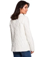 Dámský svetr BK038 ecru - BEwear