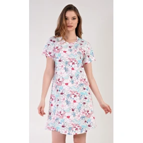 Dámská noční košile s krátkým rukávem Ellie