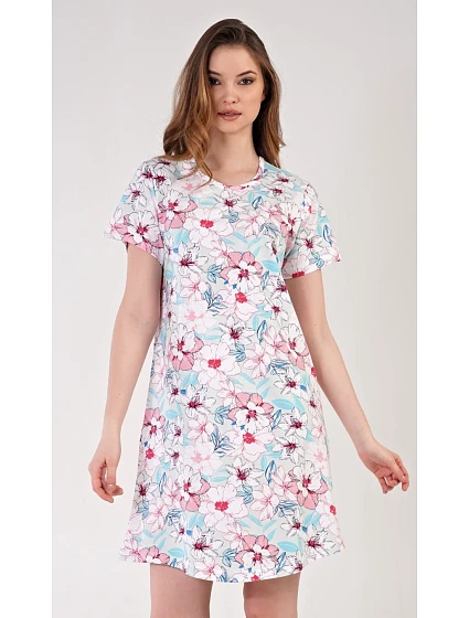 Dámská noční košile s krátkým rukávem model 22408251 - Vienetta