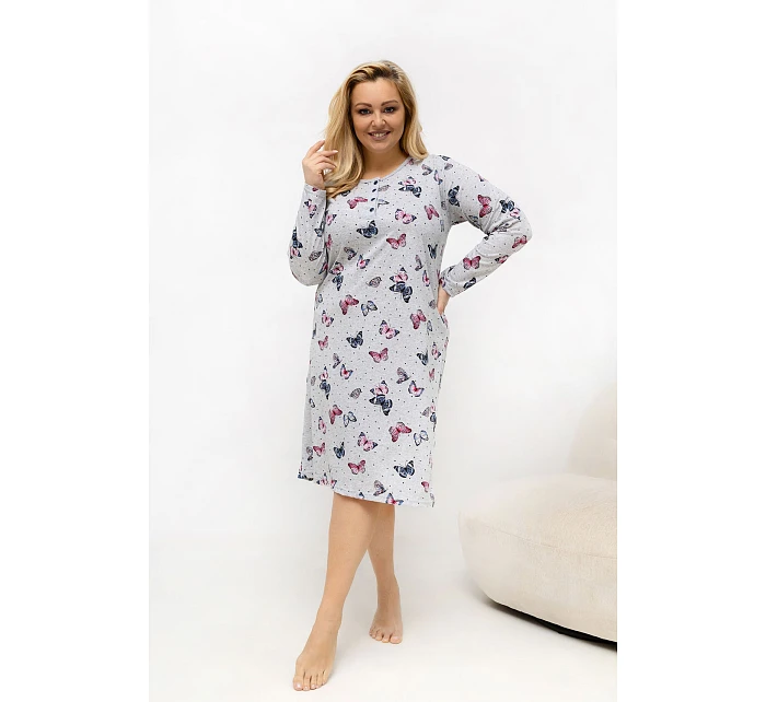 Noční košile Plus Size model 226135 Forever Pink