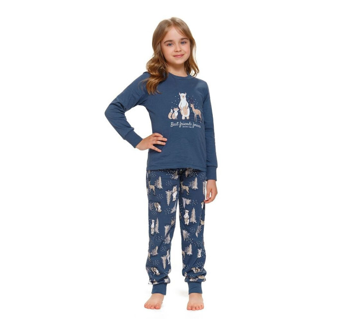 Dětské pyžamo Best Friends lesní zvířátka modré